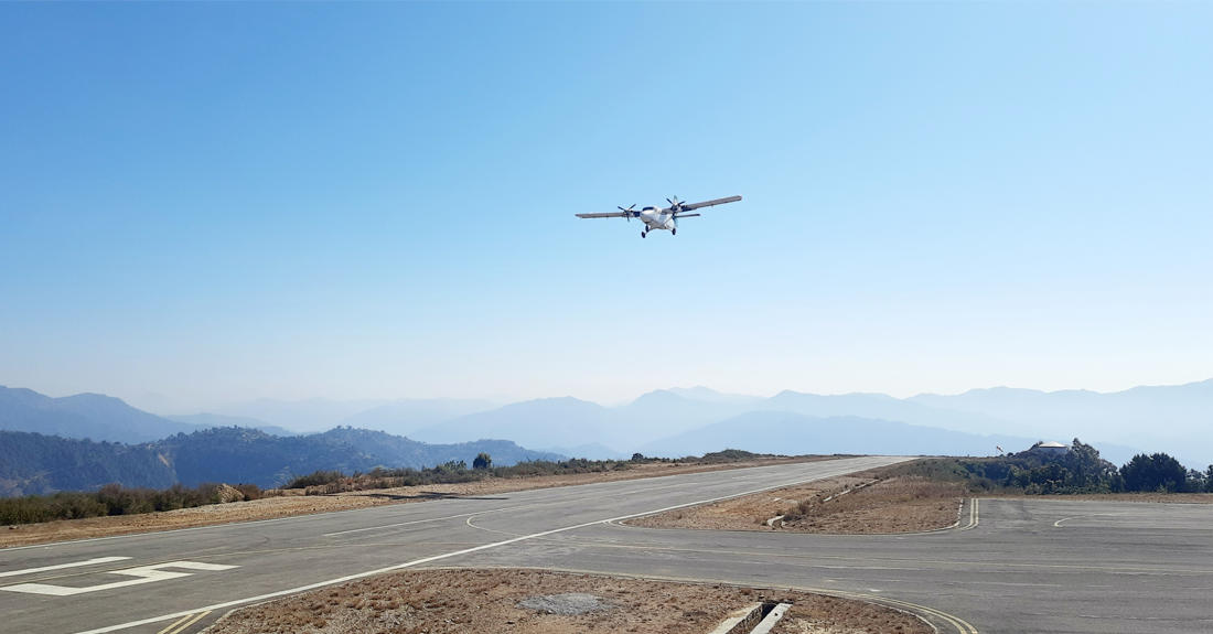 नेपाल एयरलाइन्सको सानो जहाज बिग्रिएपछि रेसुङ्गा विमानस्थलमा उडान बन्द