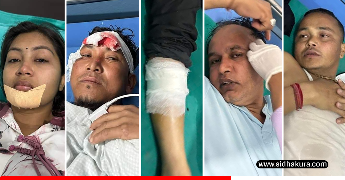 चितवन झडपमा ४० बढी रास्वपा नेता समर्थक घाइते