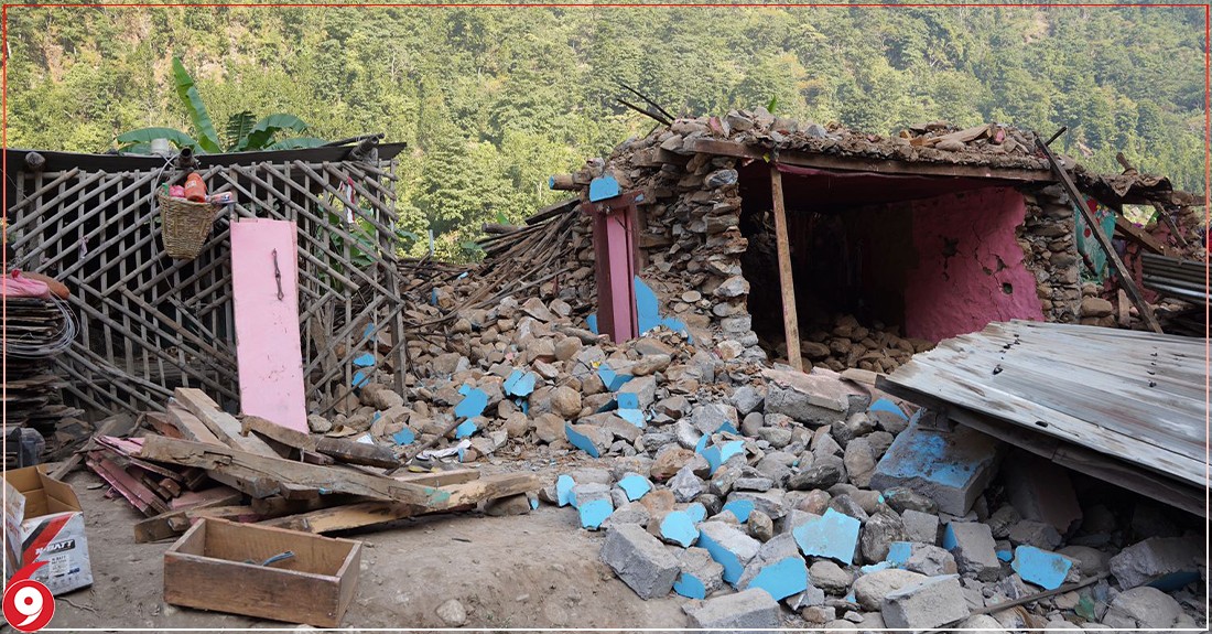 रुकुमपश्चिममा भूकम्पमा परी बर्दिया र रोल्पाका तीन जनाको मृत्यु