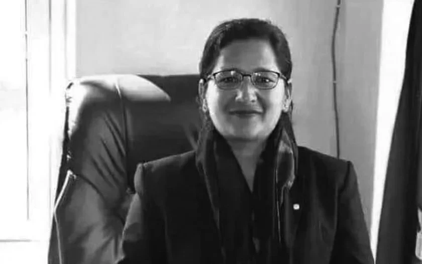 भुकम्पमा परी नलगाढ नगरपालिकाकी उपप्रमुख सरिता सिंहको मृत्यु