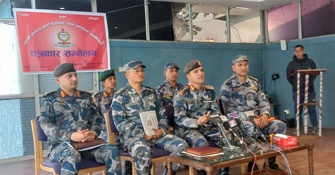 नेपाल भारत सीमाको ३८ स्थानमा १७ किमी क्षेत्र खाली गरिएको छ : सशस्त्र प्रहरी