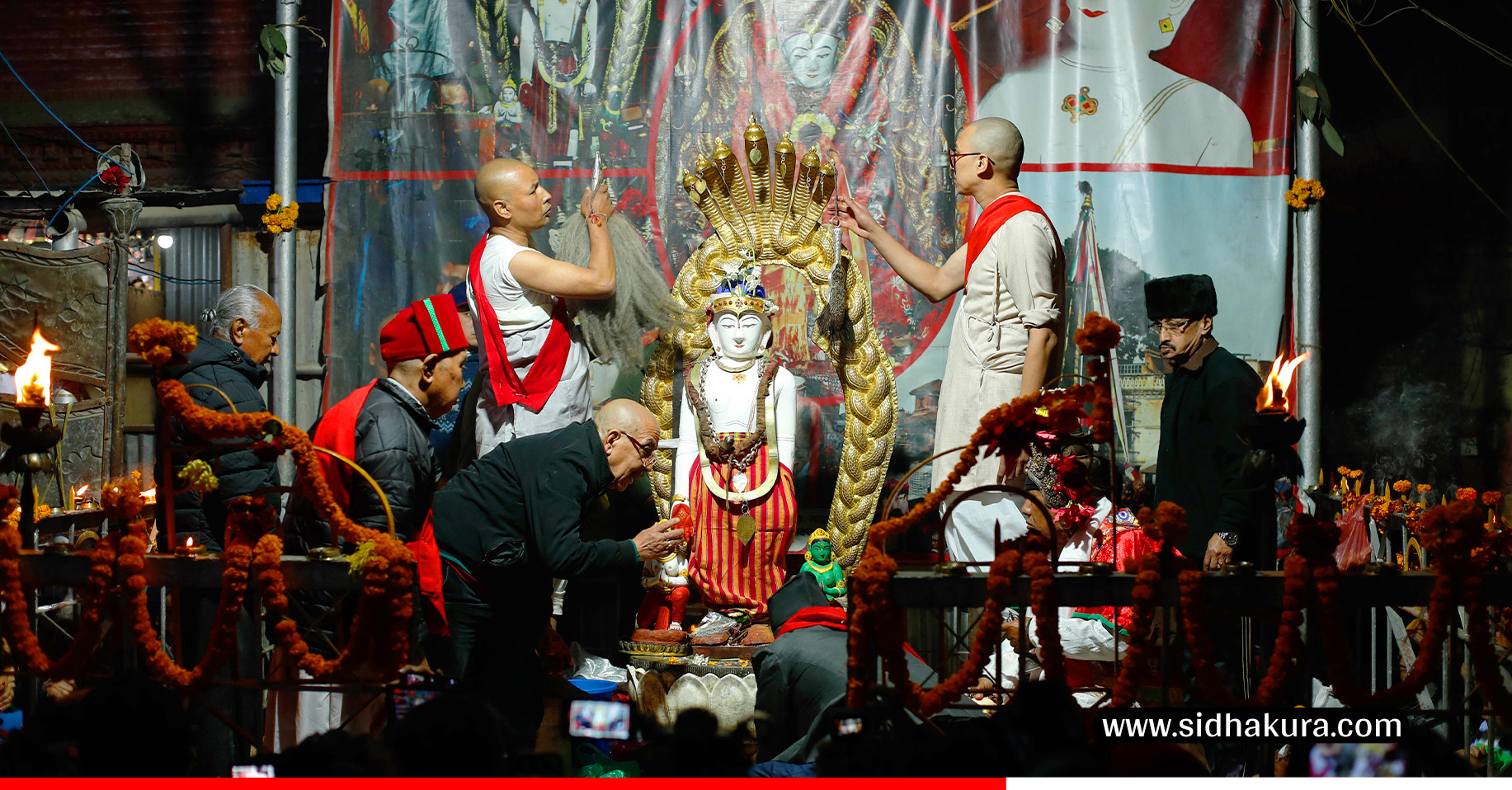 सेतो मछिन्द्रनाथको महास्नान (तस्विरहरु)