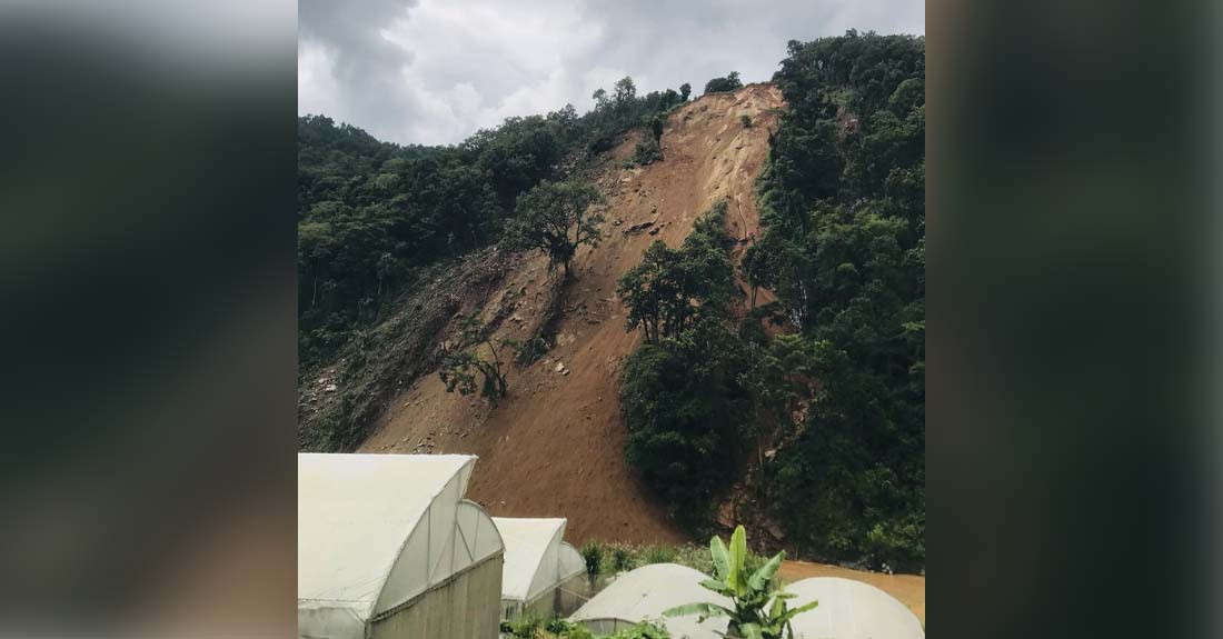 सिन्धुपाल्चोकमा सुख्खा पहिरोले इन्द्रावती थुनियो, तटीय क्षेत्रका स्थानीयलाई सतर्कता अपनाउन आग्रह