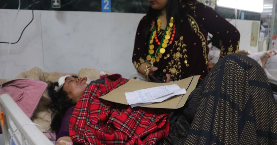 टुँडिखेलमा भागदौड हुँदा १६ जना घाइते