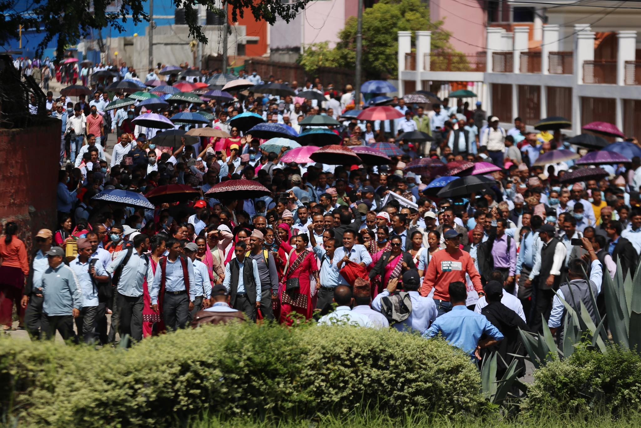 ३४ हजार विद्यालयका २ लाख बढी शिक्षक आन्दोलनमा, ७० लाख विद्यार्थीको पढाई प्रभावित