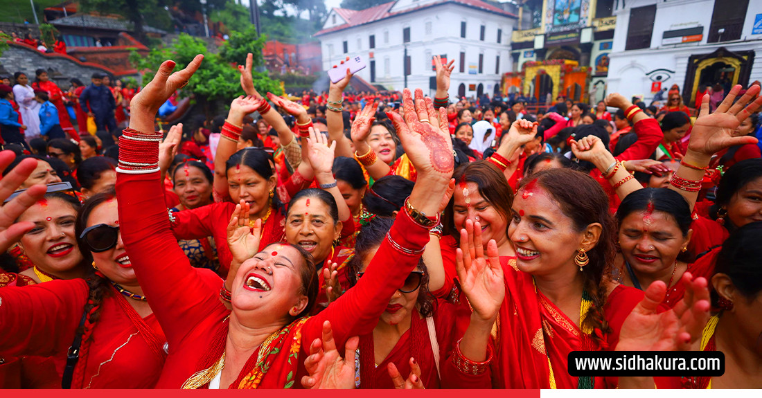 आज तीजः सिमसिमे पानीमा पशुपतिमा व्रतालुहरूकाे उल्लास..... तस्बिरहरू