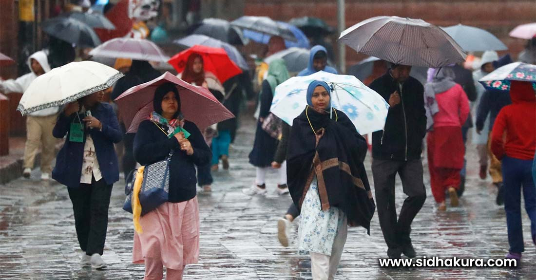 काठमाडौँमा वर्षा (फोटोफिचर)