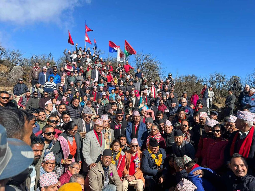 चिवाभन्ज्याङ पुगेर समापन भयो एमालेको समृद्धि संकल्प यात्रा