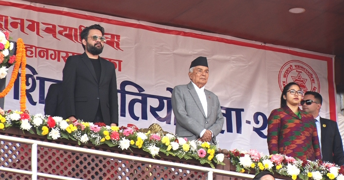 खेलकुद क्षेत्रको विकासका लागि मुलुकका तीनै तहले ध्यान दिनुपर्छ : राष्ट्रपति पौडेल
