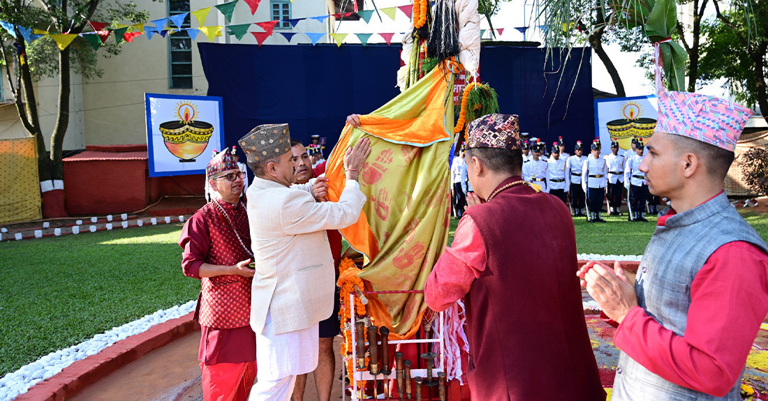 प्रहरी महानिरीक्षकद्वारा मौलो पूजा