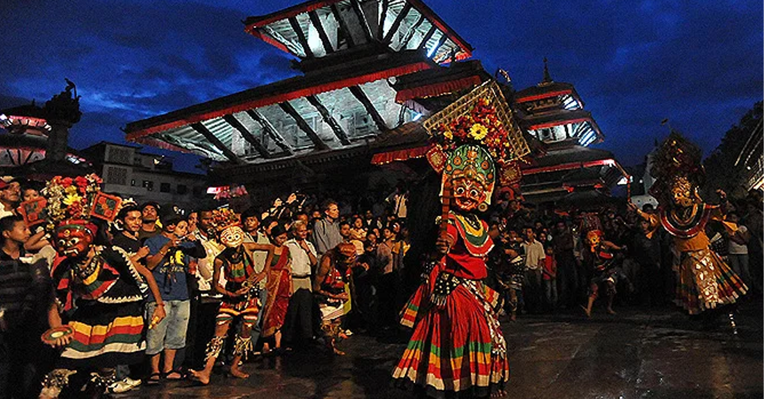 इन्द्रजात्राको साइत सार्वजनिक