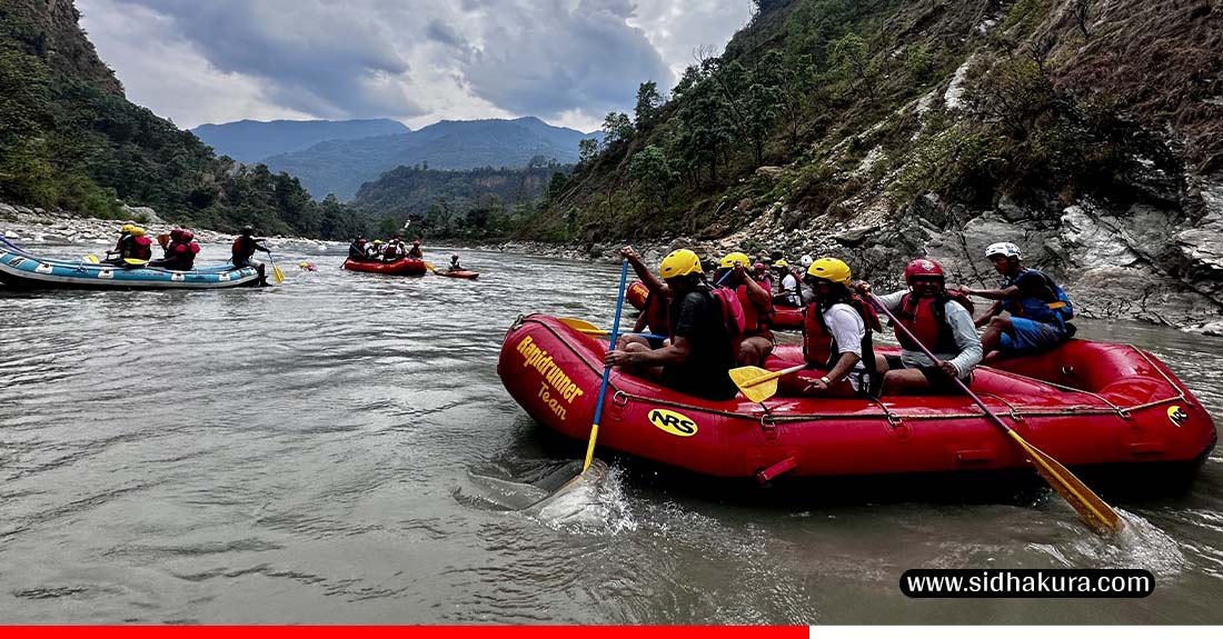 पर्यटन प्रवर्द्धन गर्ने उदेश्यले कालीगण्डकीमा ‘र्‍याफ्टिङ’ सञ्चालन