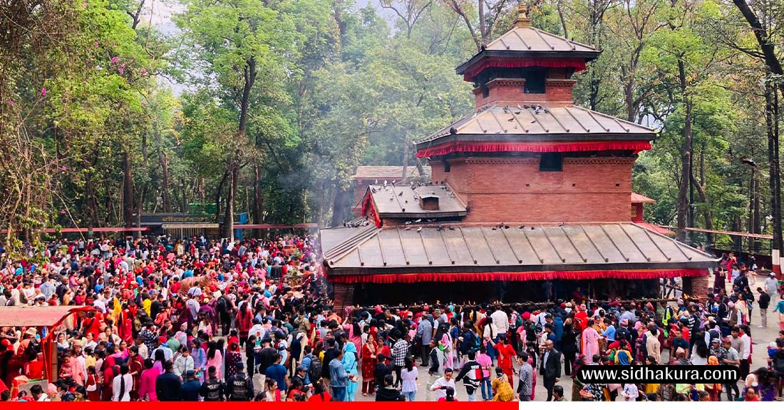 बागलुङको कालिका मन्दिरमा ‘चैतेदसैँ मेला’ को तयारी