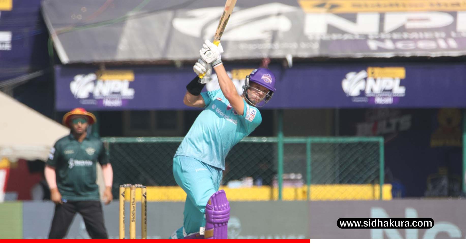 एनपिएलः काठमाडौँद्वारा पोखरालाई  १६६ रनको लक्ष्य
