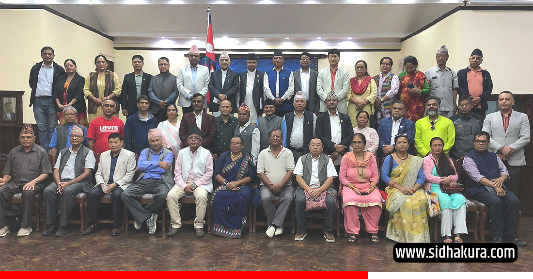 बालुवाटार सरकारी निवासमा कार्यकर्तालाई ओलीको प्रशिक्षणः विद्या पार्टीको चुनौती हुन्,रविलाई मैले बनाएको हो