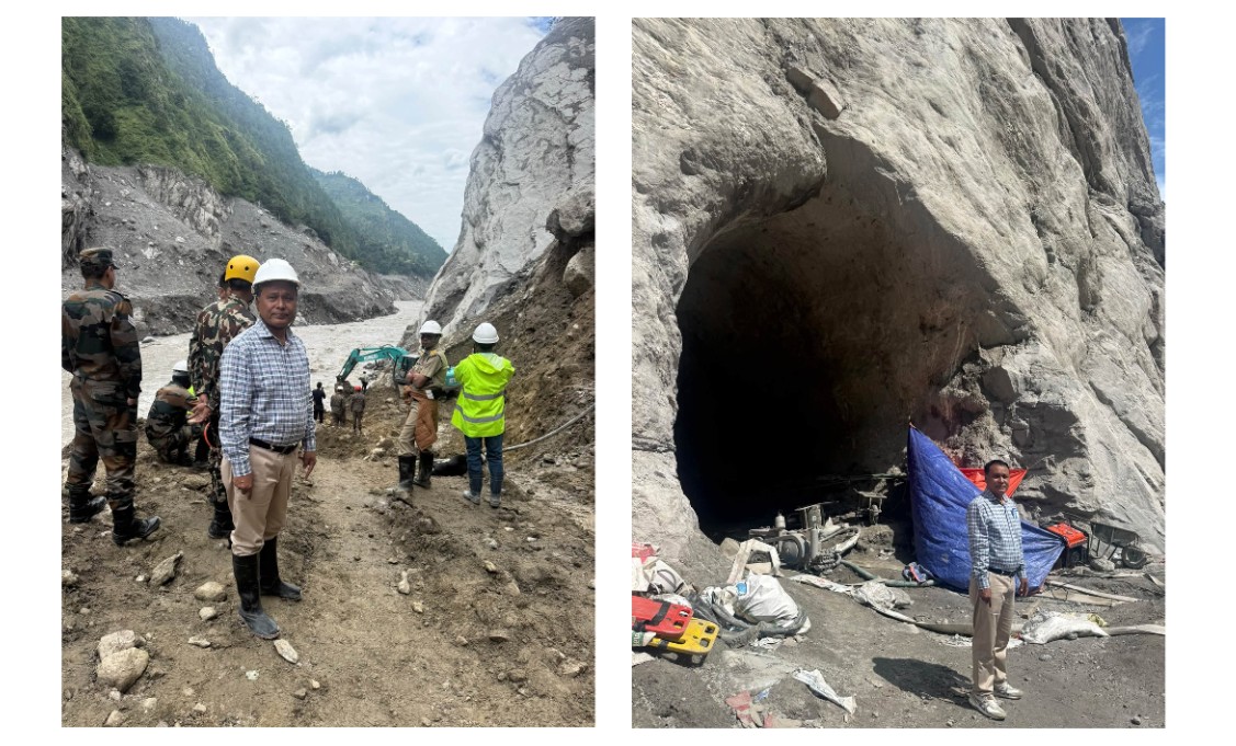 चिलिमे सुरुङको अपडेट : देखियो जीवनको संकेत, आवाज पठाउँदा इको सुनियो, भित्रबाट चिसो हावा आयो