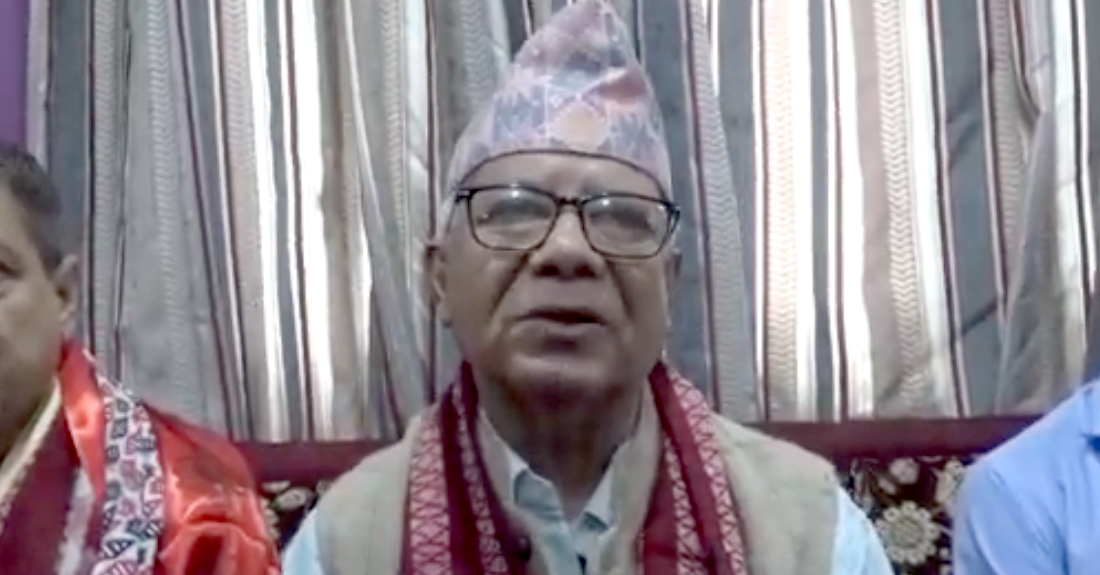 झलनाथ खनाललाई पार्टीबाट विदा हुन माधव नेपालको सुझाव