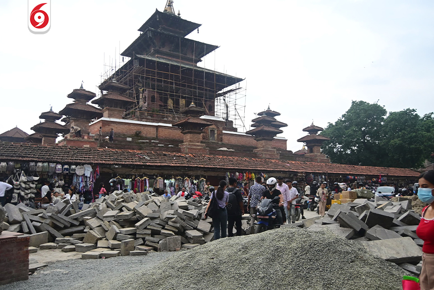 निर्माण कार्यले अव्यवस्थित मखन इन्द्रचोक मार्ग (तस्बिरहरू)
