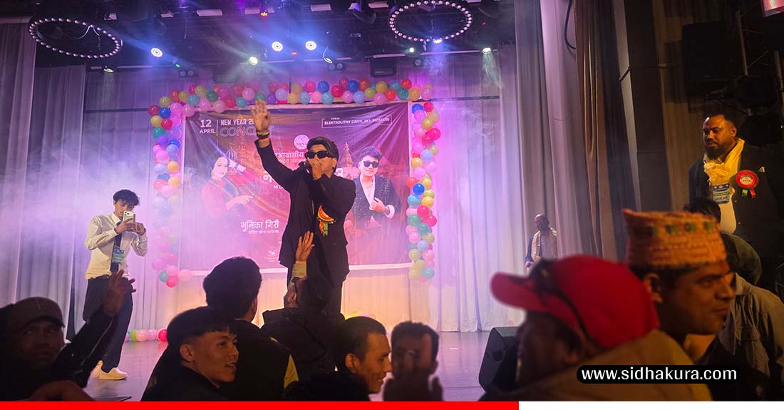 मस्कोमा नयाँ वर्षका अवसरमा सांस्कृतिक कार्यक्रम