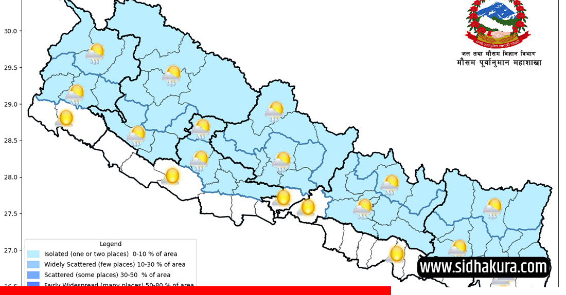 मनसुन क्रमशः कमजोर हुँदै