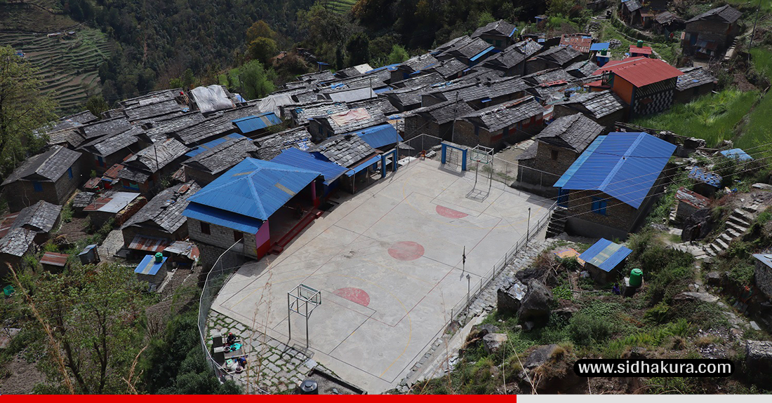 म्याग्दीको रायखोर र कोटगाउँमा खेलमैदान निर्माण