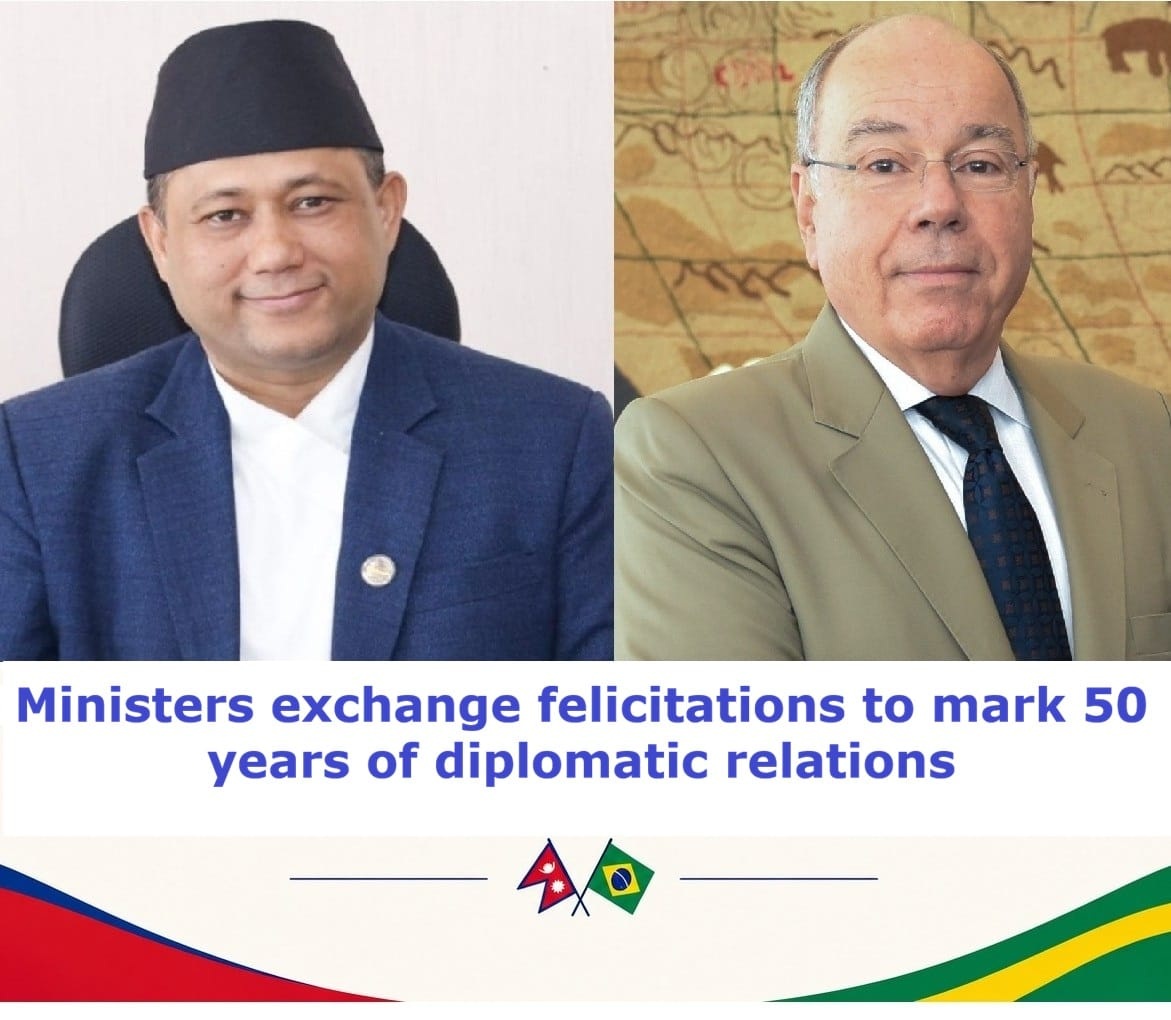 नेपाल–ब्राजिल सहकार्य र साझेदारीलाई थप उचाइमा पुर्‍याउँछौंः परराष्ट्रमन्त्री खनाल