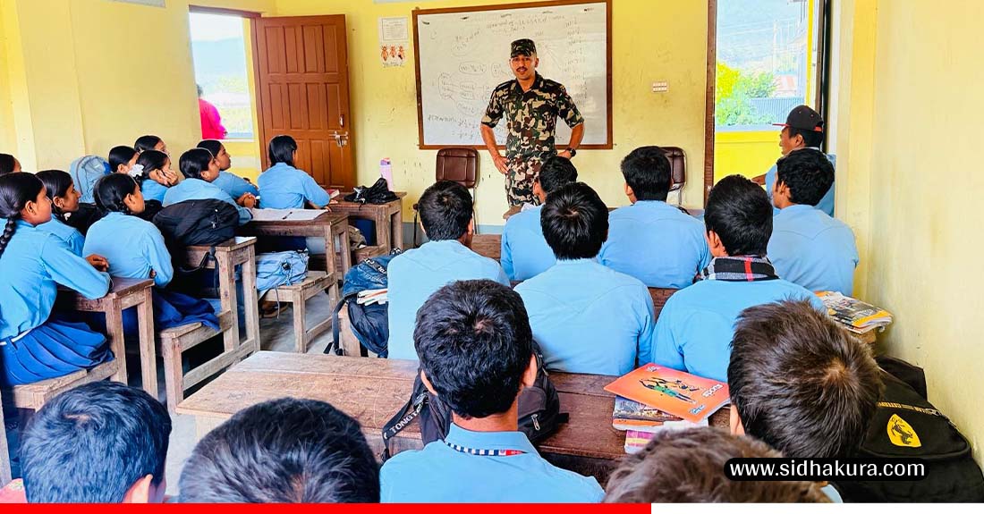 प्रकृति संरक्षणसम्बन्धी सचेतना जगाउँदै सेना