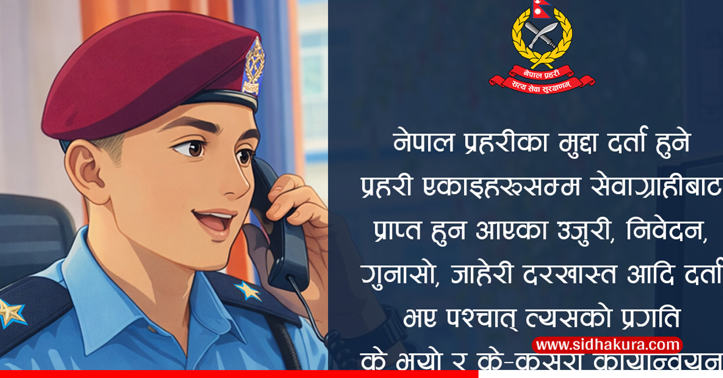 तपाईंले प्रहरीमा दिएको निवेदनमा के काम भयो ? अब मोबाइलमै आउँछ 'अपडेट'