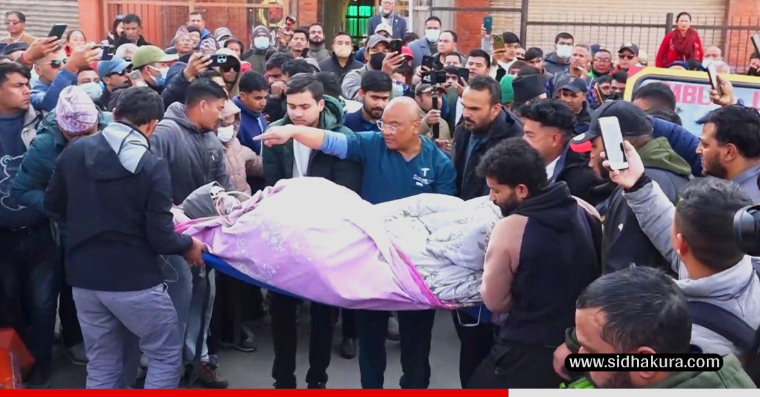 स्वास्थ्यमा गम्भीर समस्या देखिपछि अनसनरत भुसाललाई अस्पताल भर्ना