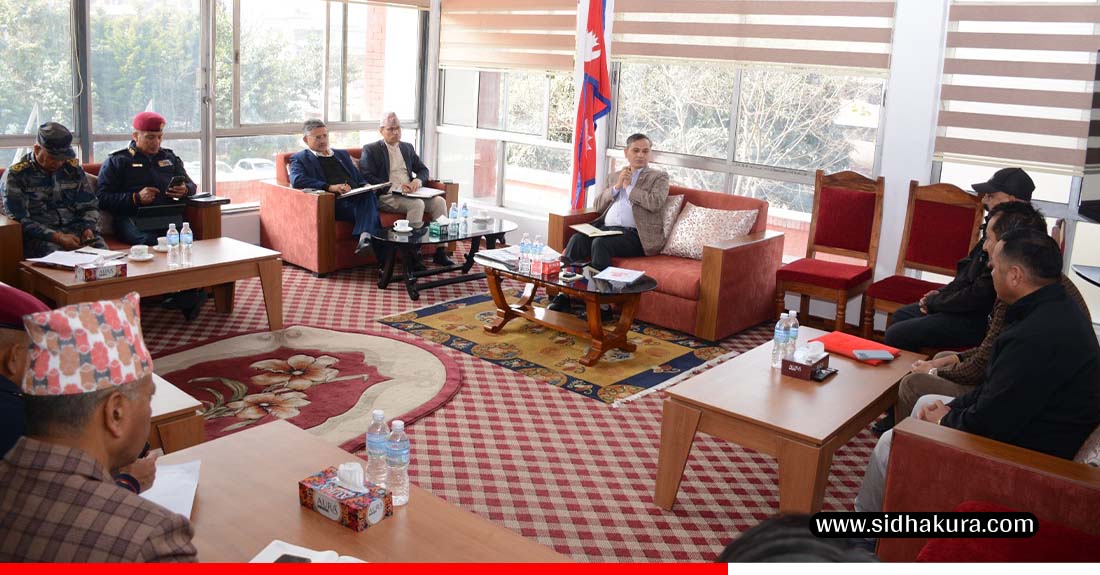 धादिङ बस दुर्घटनाः गृहमन्त्रालयमा बस्यो आकस्मिक बैठक