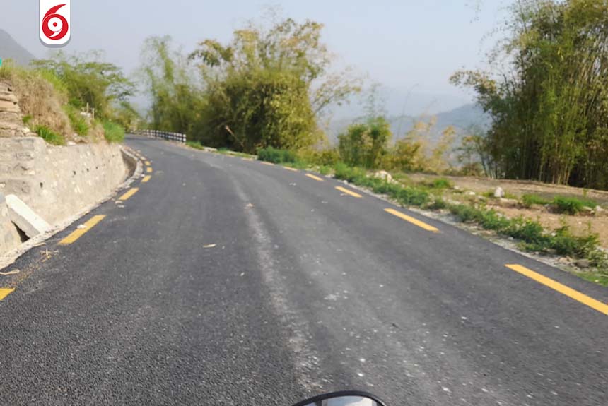 आठ वर्षमा दुई सय चार किमी सडक कालोपत्र