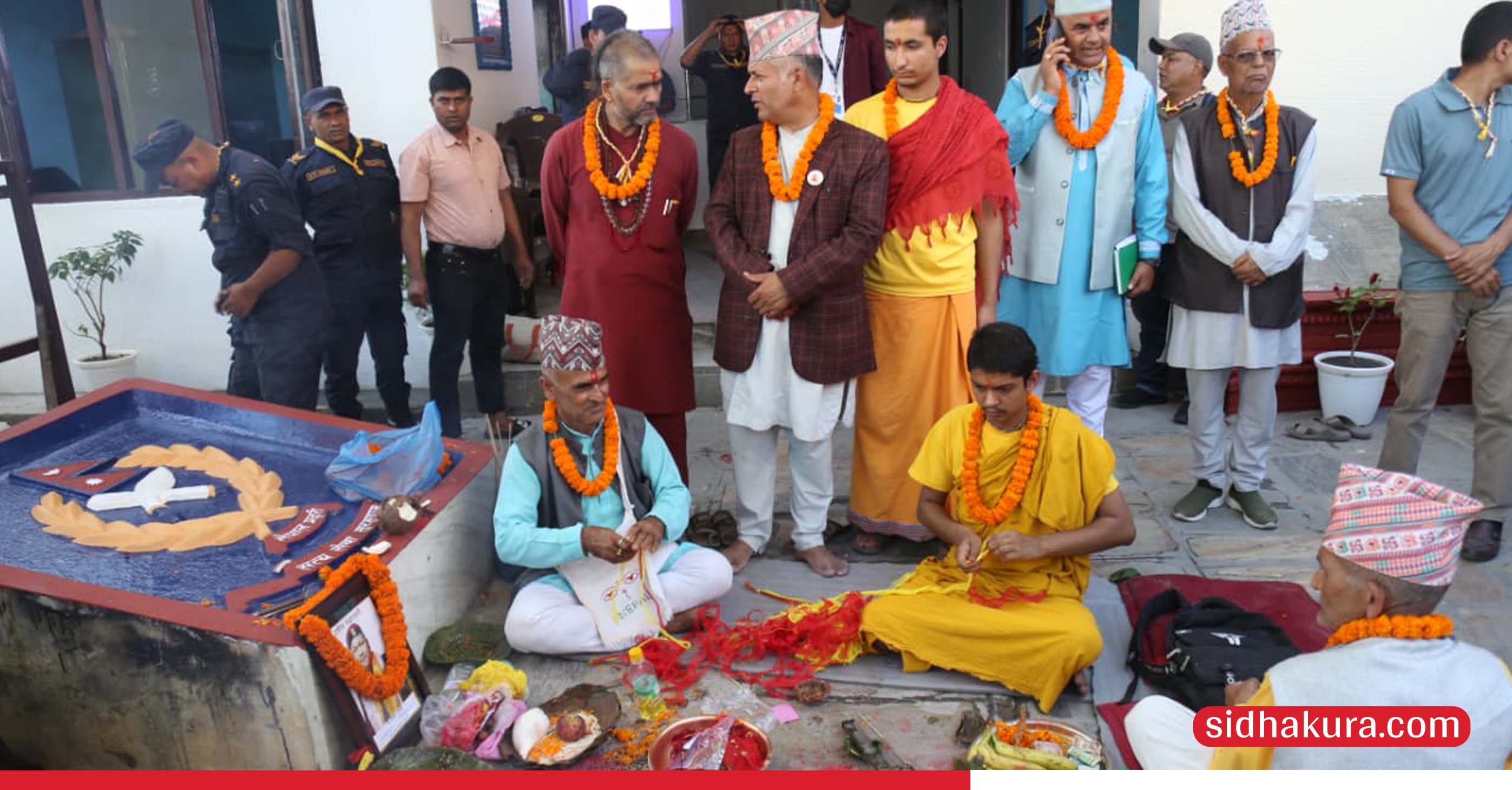 पूजाआजा गरी कोटेश्वर प्रभाग पुनर्स्थापना, प्रहरीलाई फूलमालले स्वागत र सम्मान(तस्बिरहरु)