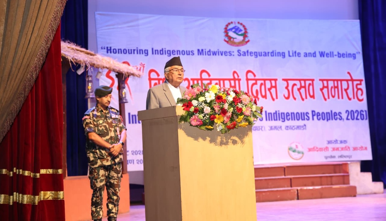 राज्यको निर्णायक तहमा आदिवासीको अर्थपूर्ण सहभागिता सुनिश्चित गर्नु सरकारको दायित्व : राष्ट्रपति पौडेल