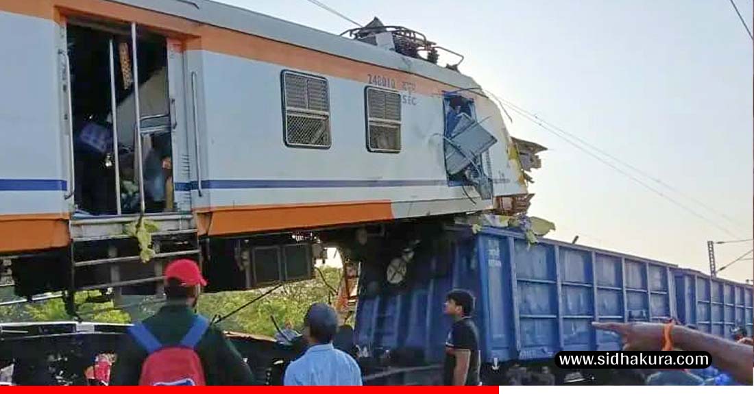 भारतमा यात्रु र मालवाहक रेल एक–आपसमा ठोक्किँदा कम्तीमा ११ जनाको मृत्यु