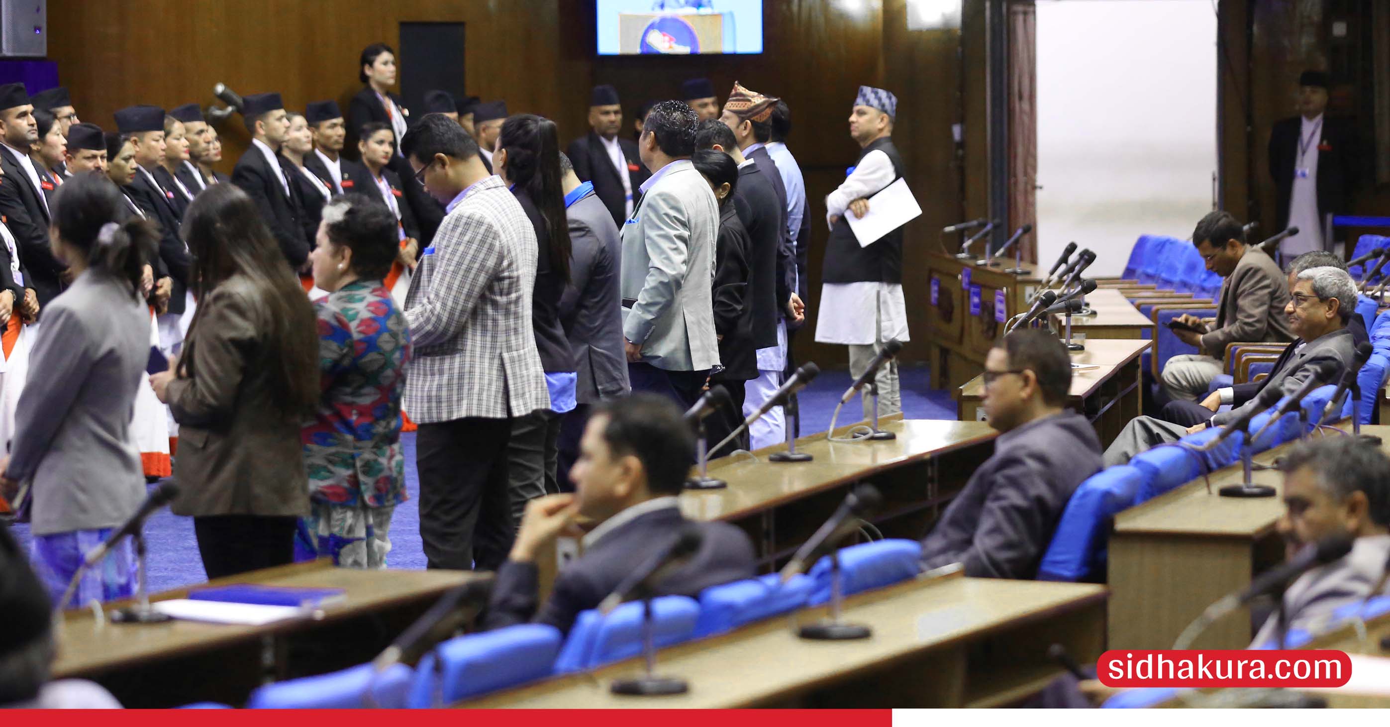 संसदमा रास्वपा र राप्रपाकाे विराेधका बिच १० मन्त्रालयको विनियोजन शीर्षकमाथि छलफल
