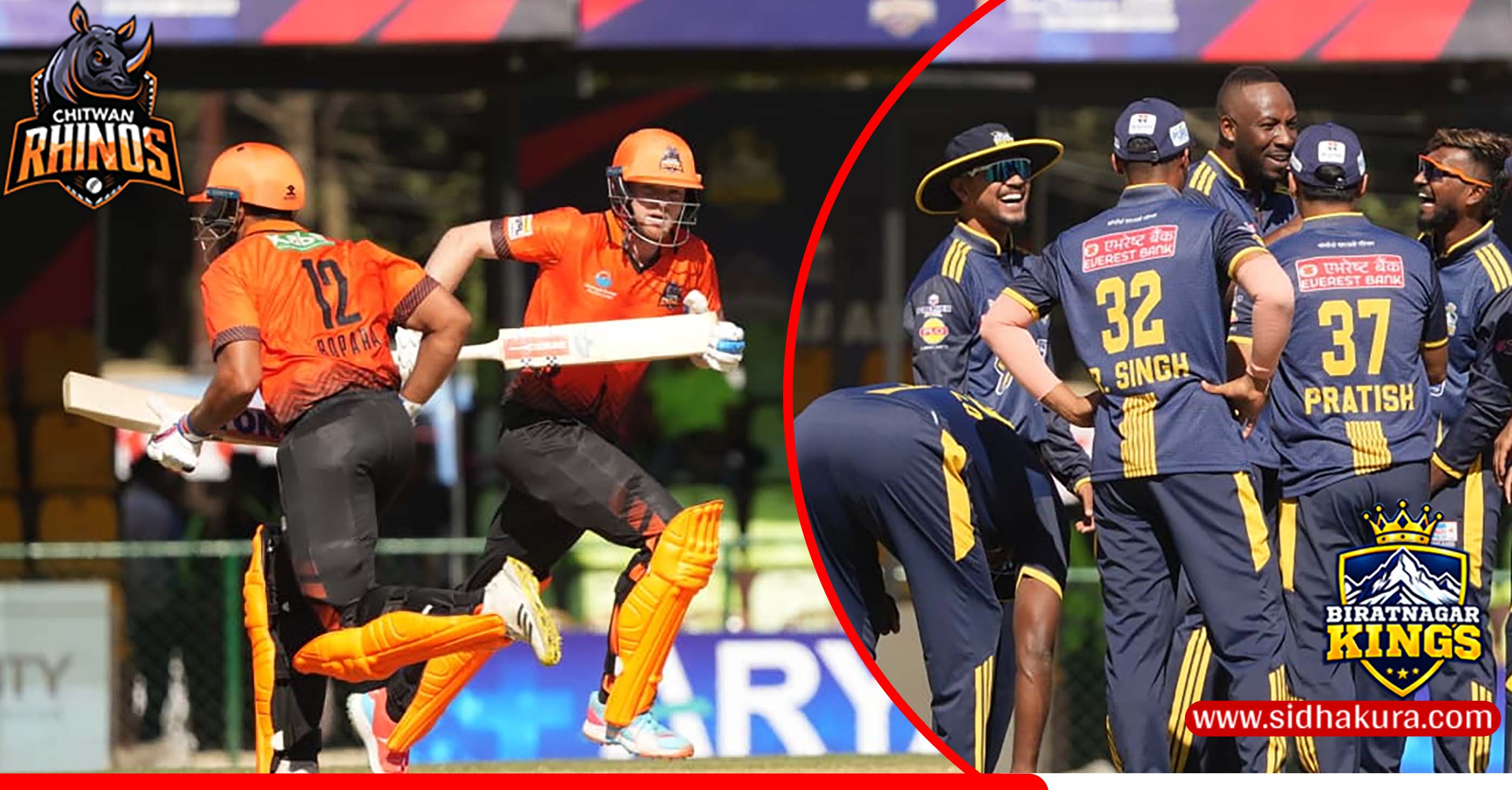 चितवनद्वारा विराटनगरसामु १५८ रनको लक्ष्य प्रस्तुत