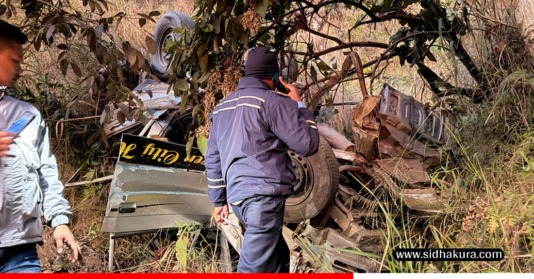 टाटा सुमो दुर्घटना हुँदा ६ जनाको मृत्यु