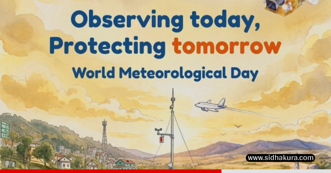 आज विश्व जल तथा मौसम दिवस मनाइँदै